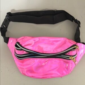 Shiny Pink Fanny Pack